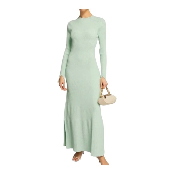 Areon Women's Mint Green Open-Back Lara Maxi Dress Size L - Picture 9 of 9
